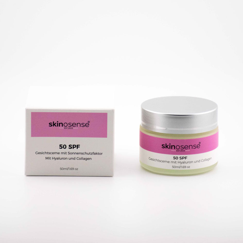 50 SPF - Gesichtscreme mit Sonnenschutzfaktor - Mit Hyaluron und Collagen